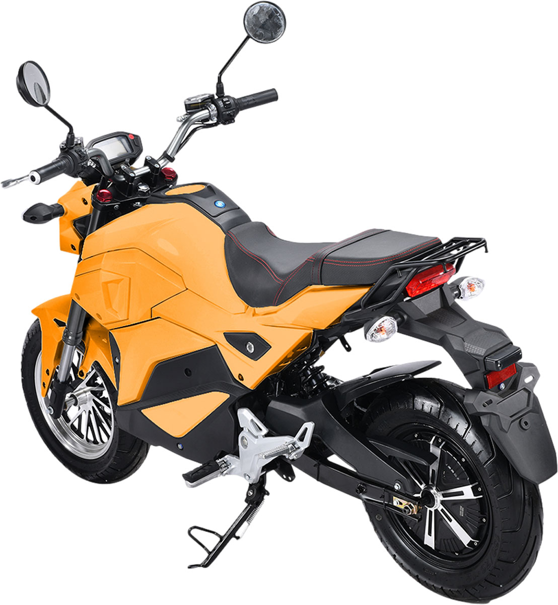 Elektro Motorrad RE8 Orange 45km/h 72V20Ah Lead Accid Alufelgen Naked Bike