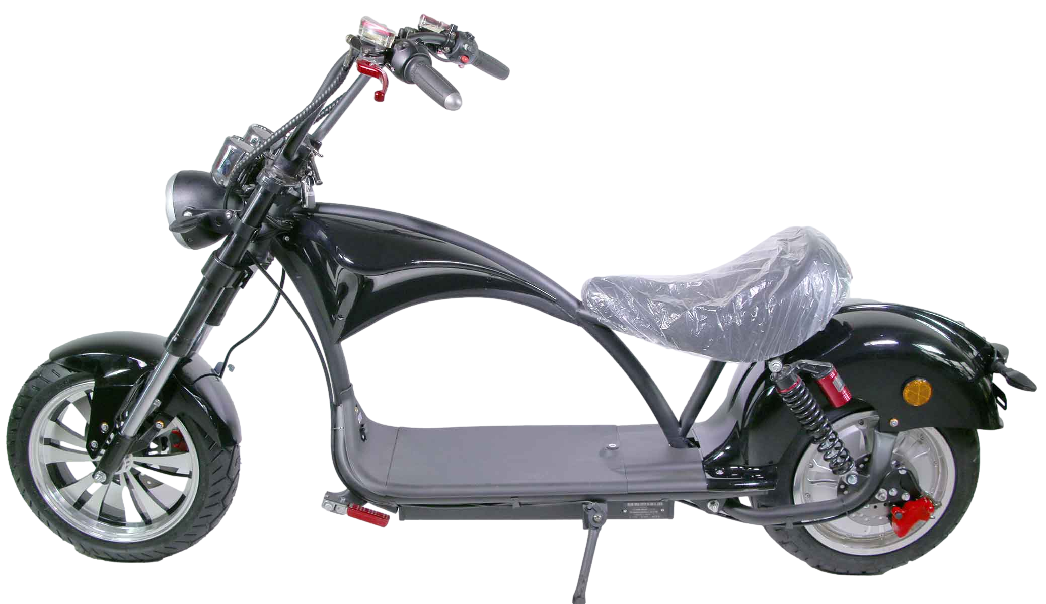 Motorroad Chopper RE10CP4 Elektro-Chopper Schwarz 45km/h 60V25Ah Alufelgen 3kW