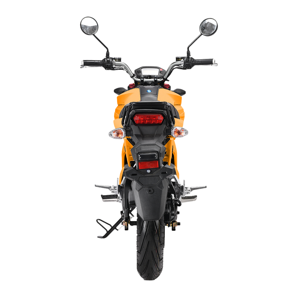 Elektro Motorrad RE8 Orange 45km/h 72V20Ah Lead Accid Alufelgen Naked Bike