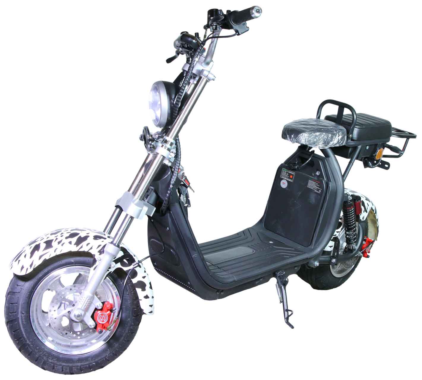 RocknBikes CP1.6 Elektroroller Motorroller 45km/h Taurus Elektro-Scooter CitiyCoco Alu-Felgen Akku 60V20Ah komplett zusammengebaut