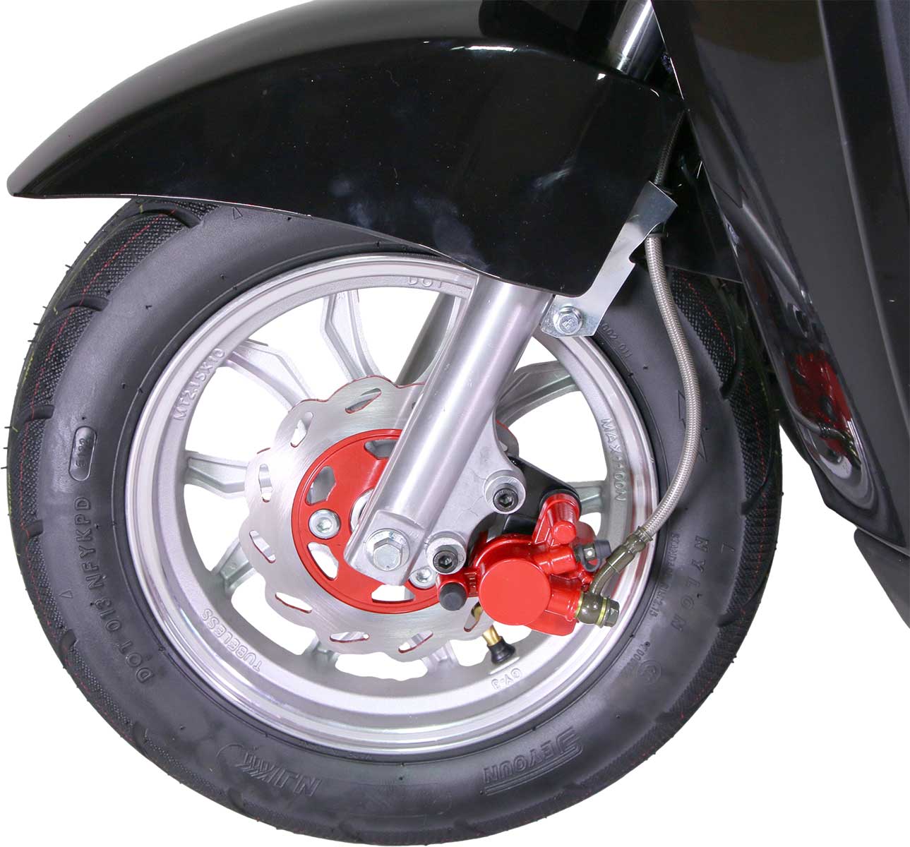 Rocknbikes R500 Elektro-Seniorenmobil Schwarz/Silber 25km/h Akku 60V20aH Senioren Roller E-Scooter Roller